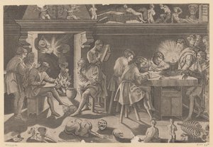 Academie van beeldhouwer Baccio Bandinelli