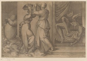 Judit en Holofernes door Enea Vico