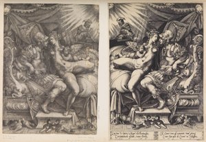 Mars en Venus door Enea Vico