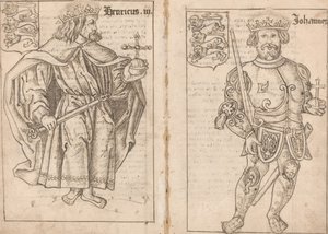 Koning Jan [rechterkant] door English 16th Century