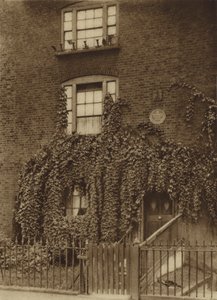 23 Hercules Road, Lambeth, huis van William Blake van 1793 tot 1796 (zw/w foto) door English Photographer