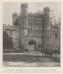 Een Historisch Gebouw dat Onder de Hamer Gaat, Battle Abbey, het Eigendom van de overleden Hertogin van Cleveland