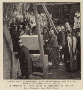 Een gedenkteken voor prins Hendrik van Battenberg in Ventnor door English Photographer