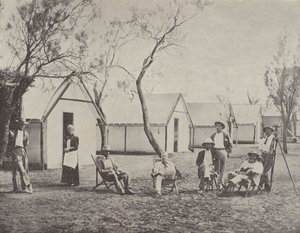Een mijnkamp in Hannans, West-Australië door English Photographer