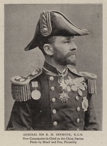 Admiraal Sir E H Seymour, KCB door English Photographer
