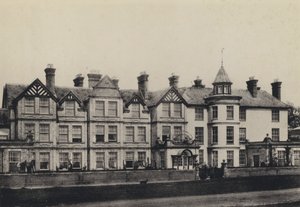 Aldeburgh, Wentworth Castle Hotel (zwart-wit foto)