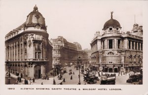 Aldwych, Londen, Gaiety Theatre, Waldorf Hotel door English Photographer