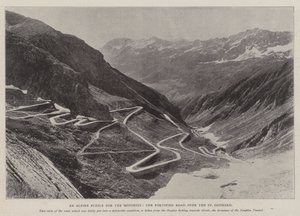 Een Alpenpuzzel voor de Automobilist, de Versterkte Weg over de St. Gotthard door English Photographer