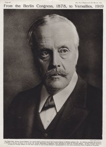 Arthur Balfour, Britse conservatieve politicus en premier door English Photographer