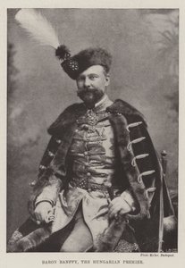 Baron Banffy, de Hongaarse premier door English Photographer