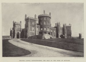 Belvoir Kasteel, Leicestershire, de Residentie van de Hertog van Rutland door English Photographer