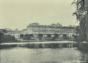 Buckingham Palace, Westminster: algemeen uitzicht, 1896