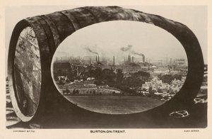 Burton-on-Trent, Staffordshire, traditioneel centrum van de Britse brouwindustrie