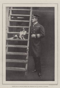 Kapitein de Eerwaarde Hedworth Lambton, die het bevel voerde over de marinebrigade in Ladysmith door English Photographer