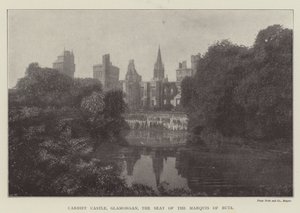 Cardiff Kasteel, Glamorgan, de Residentie van de Markies van Bute door English Photographer
