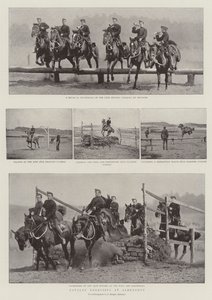 Cavalerie-oefeningen in Aldershot door English Photographer