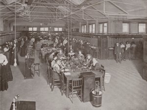 Centrale Londen Postkantoor Telefooncentrale, Carter Lane, Oost-Centraal door English Photographer
