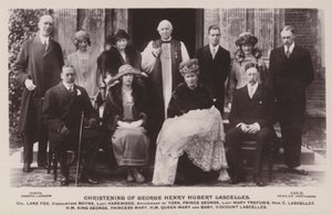 Doop van George Henry Hubert Lascelles door English Photographer