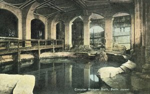Circulaire Romeinse Bad, Bath door English Photographer