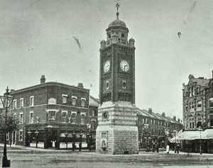 Klokkentoren, The Broadway, Crouch End, 1890
