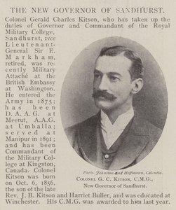 Kolonel G C Kitson, CMG, nieuwe gouverneur van Sandhurst door English Photographer