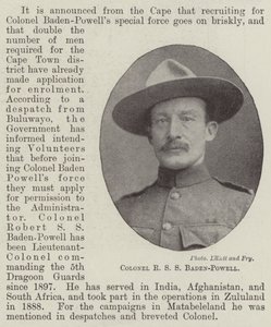 Kolonel R. S. S. Baden-Powell door English Photographer