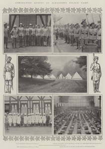 Kroningsgasten in Alexandra Palace Kamp