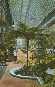 Crystal Palace, De Grote Hal, Londen door English Photographer