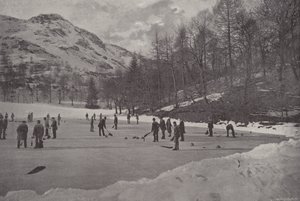 Curling bij Birnam door English Photographer
