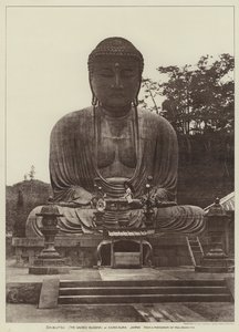 Daibutsu, De Heilige Boeddha, in Kamakura, Japan