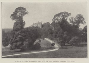 Dunster Castle, Somerset, de zetel van Mr George Fownes Luttrell