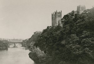 Durham Kathedraal, vanaf de Prebend Brug door English Photographer