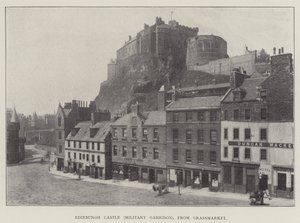 Edinburgh Castle (militaire garnizoen), vanaf Grassmarket
