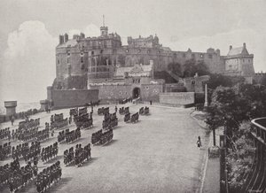 Edinburgh Kasteel, De Esplanade door English Photographer