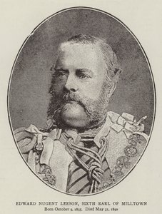 Edward Nugent Leeson, zesde graaf van Milltown door English Photographer