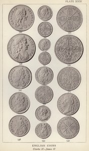 Engelse Munten, Charles II, James II
