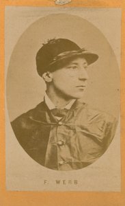 F Webb, jockey door English Photographer