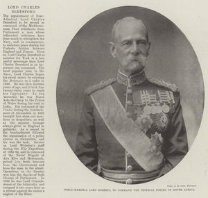 Veldmaarschalk Lord Roberts, om het Keizerlijke Leger in Zuid-Afrika te Commanderen door English Photographer