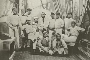 Eerste Engelse cricketteam naar Amerika, 7 september 1859 door English Photographer