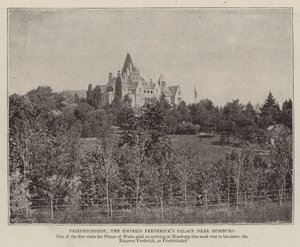 Friedrichshof, het paleis van keizerin Frederick nabij Homburg