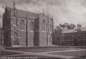 Voorkant Binnenplaats en Kapel, Keble College door English Photographer