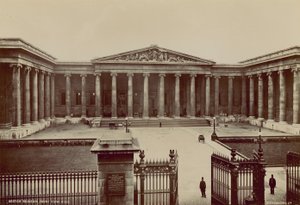 Vooraanzicht van het British Museum