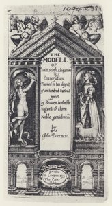 G Boccaccio, Het Model van Wijsheid, Decameron, T Cotes voor B Allen en W Hope 1634 (zw/w foto) door English Photographer
