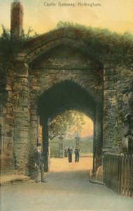 Poort, Nottingham Castle door English Photographer