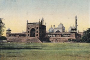 Poort van de Grote Moskee, Delhi door English Photographer