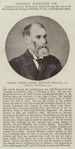 Generaal Charles Lennox Brownlow Maitland, CB door English Photographer