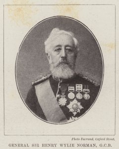 Generaal Sir Henry Wylie Norman, GCB door English Photographer