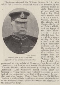 Generaal Sir William Butler, aangesteld tot commandant in Aldershot door English Photographer