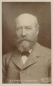 George Cadbury (1839-1922), Engelse chocoladefabrikant en campagnevoerder voor sociale kwesties door English Photographer