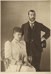 George, Hertog van York, en zijn vrouw, Prinses Mary van Teck
